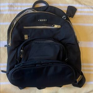 Tumi Black and Gold Men's Backpack